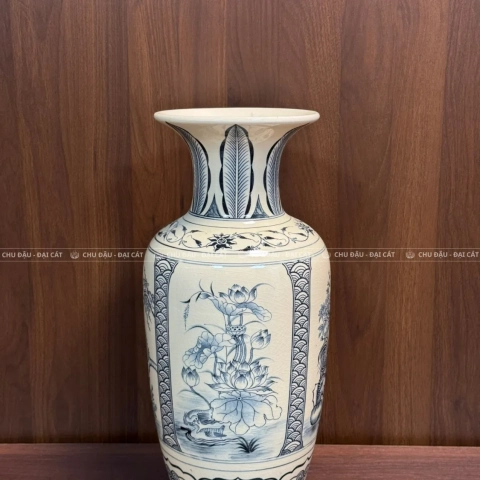 Lục Bình Tứ Cảnh H45cm Truyền Thống
